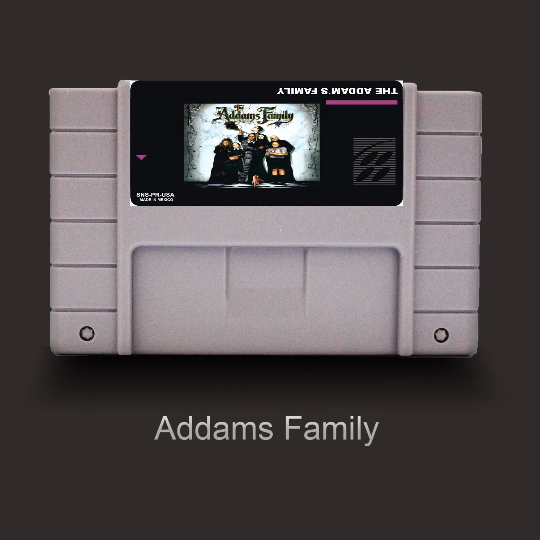 Addams Family 16 бит для США NTSC игровой плеер большая серая игровая Карта | Электроника