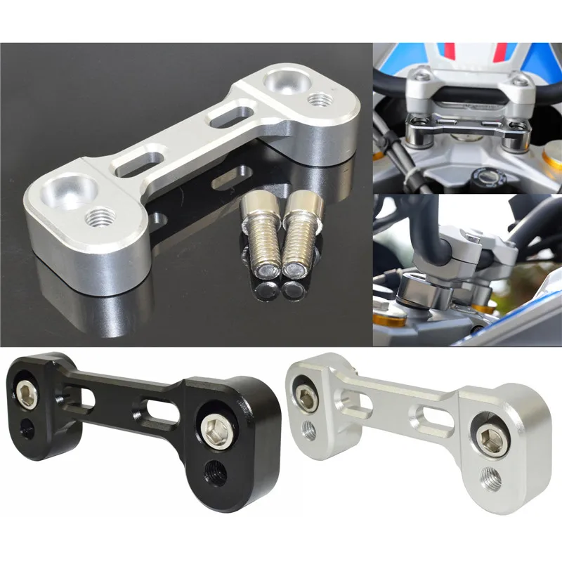 

waase Motorcycle Handlebar Riser Up 20mm Movers Back 17mm Bracket Kit For BMW G310R G310GS G310 R GS 2017 2018 2019