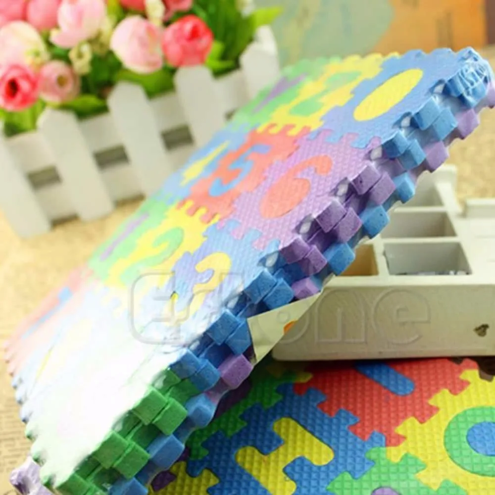 Мини пазл размер 36 шт./компл. алфавит A Z цифры пенный коврик Детская