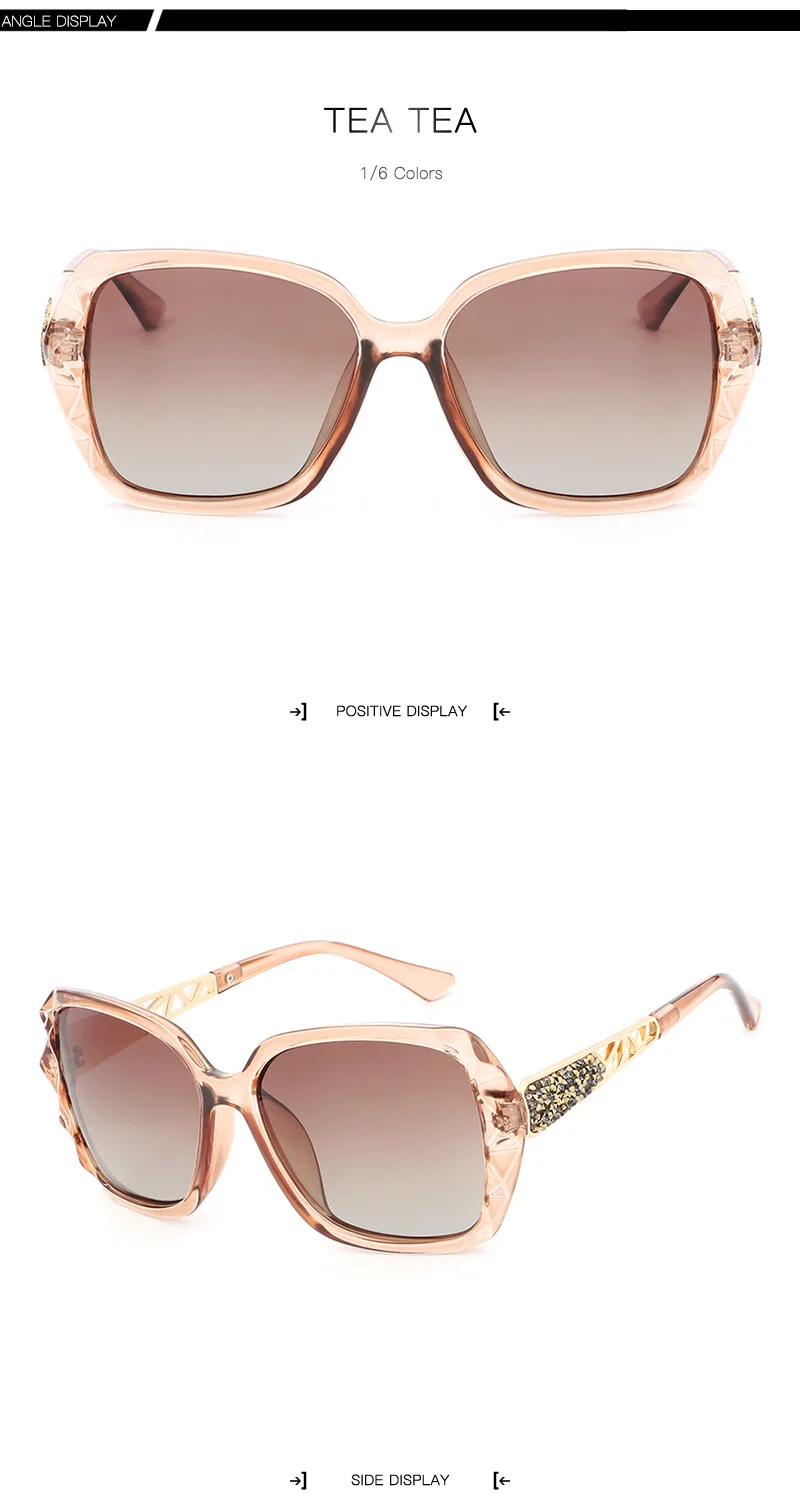 Женские солнцезащитные очки, фирменный дизайн, большая оправа, женские солнцезащитные очки, женские градиентные очки, солнцезащитные очки, женские очки De Sol