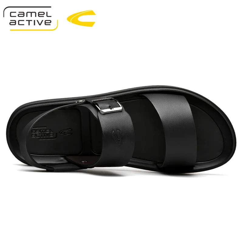 Мужские сандалии Camel Active из натуральной кожи пляжные шлепанцы для воды дышащие