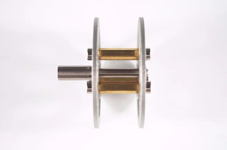 Серебристого алюминиевого сплава цельнометаллическое колесо подшипника/каток