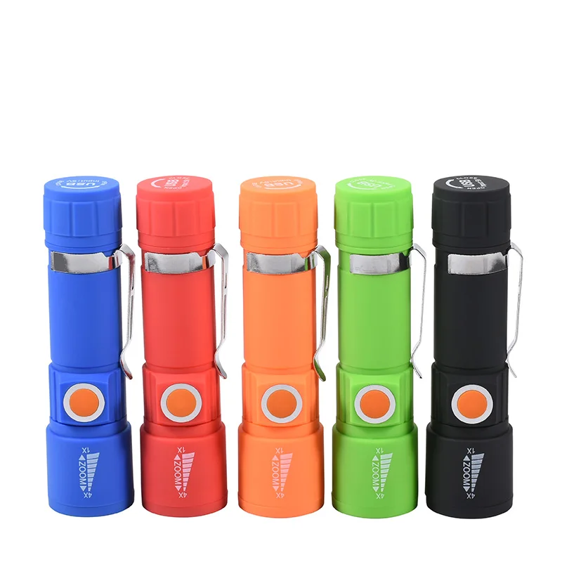 Coba mini led usb Перезаряжаемый светодиодный фонарик со встроенным аккумулятором
