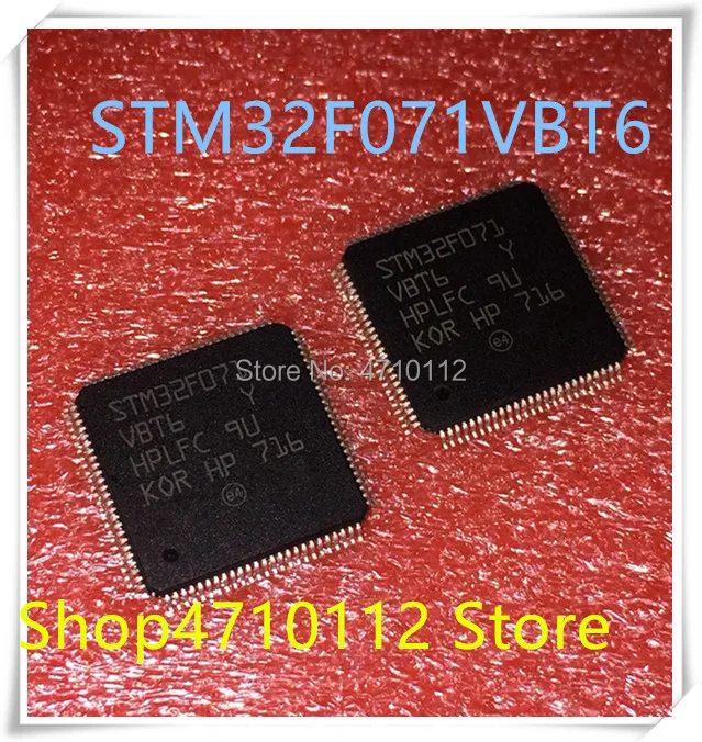 

NEW 5PCS/LOT STM32F071VBT6 STM32F071 VBT6 LQFP-100 IC