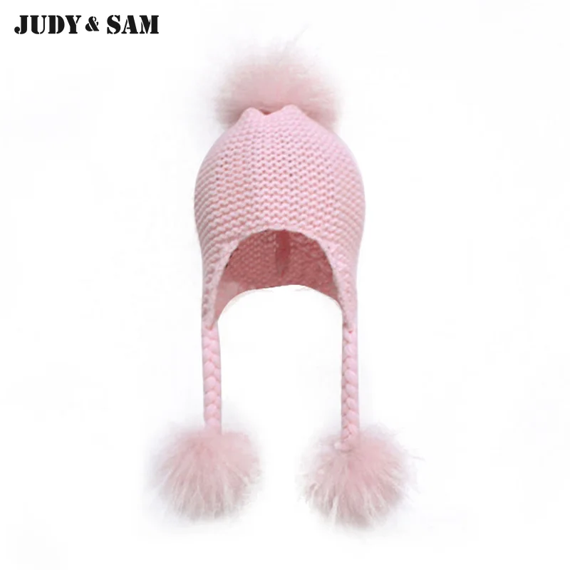 Новая мода JS Мех животных бренд реального енота Пипидастр полушерстяная шапка