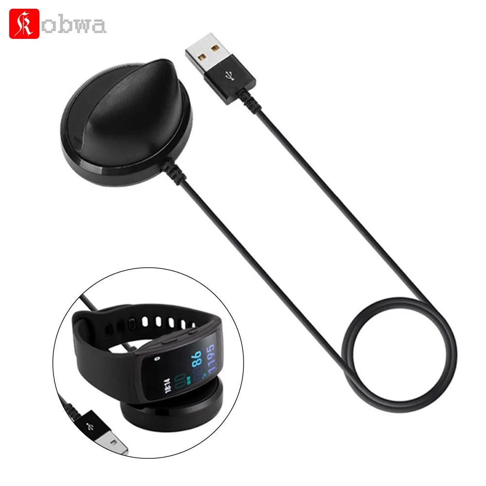 Kobwa usb зарядная подставка для кабеля Зарядное устройство Док-станция samsung gear Fit 2