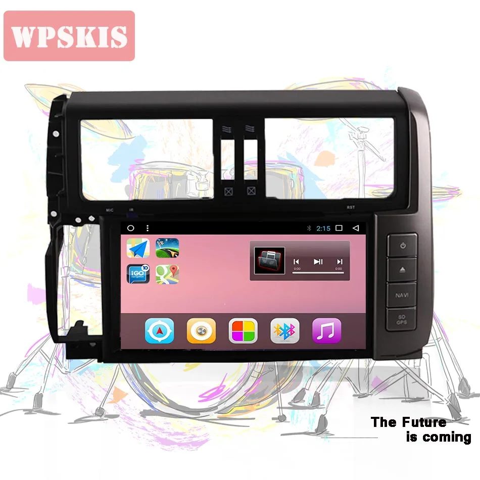 Android 10 0 для Toyota PRADO 150 2010 2011 2012 2013 Octa Core 8 &quot1024*600 Bluetooth автомобильный DVD