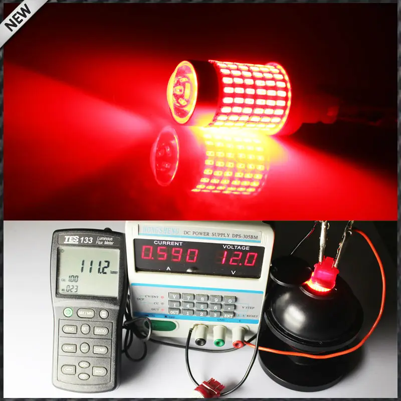 2pcs Brilliant Red 144-SMD-3014 High Power 9005 HB3 9145 H10 LED Bulbs For car Beam/Daytime Running Lights/Fog Lamps | Автомобили и