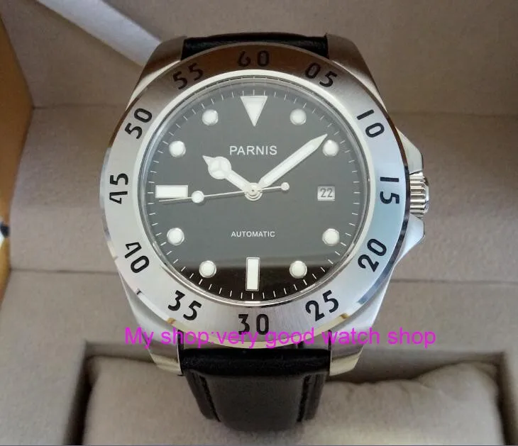 Мужские наручные часы с сапфирами автоматические механические японскими