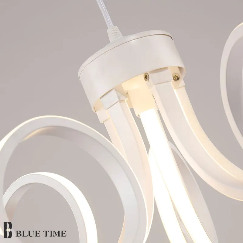 Акриловая металлическая люстра светодиодная лампа комнатные украшения для