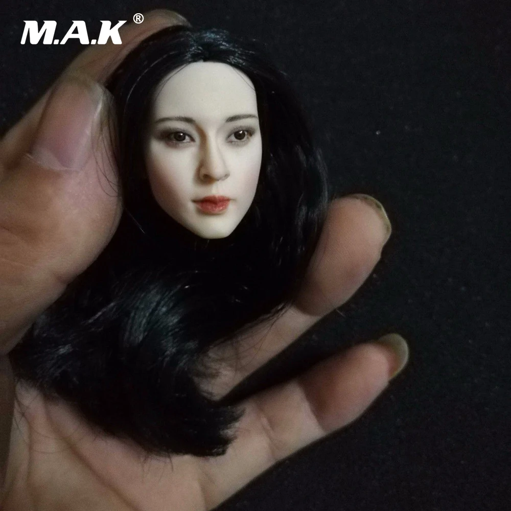 1/6 весы Азии красивый женский манекен головы лепить Ghost Story Ван Zuxian голова резьба