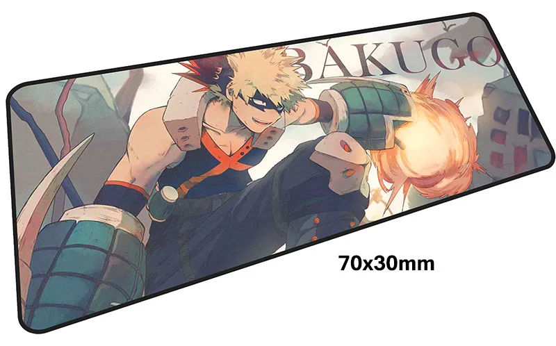Size 700x300X3MM Коврик для мыши My Hero Academy 700x300X3 мм коврик для мыши для ноутбука padmouse HD Печать notbook компьютерный игровой коврик для мыши Горячая геймерская игра коврики - Цвет: Size 700x300X3MM