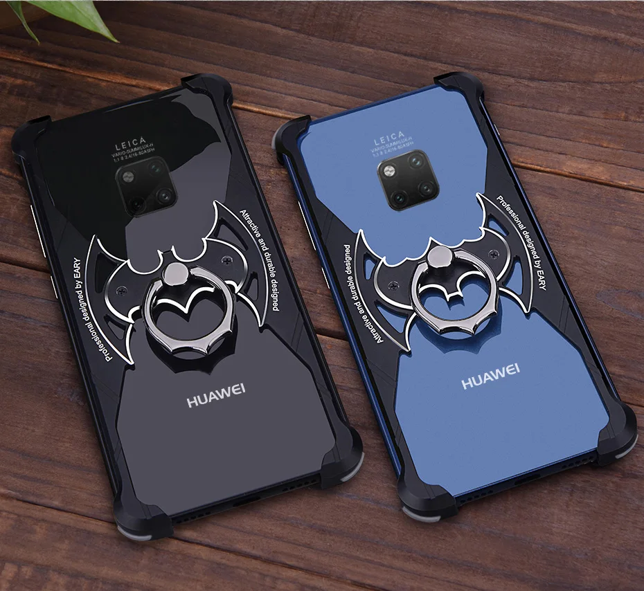 OATSBASF huaweip30 pro Чехол для hua wei mate 30 pro Чехол роскошное металлическое кольцо Марвел 360 под ключ бампер задняя крышка