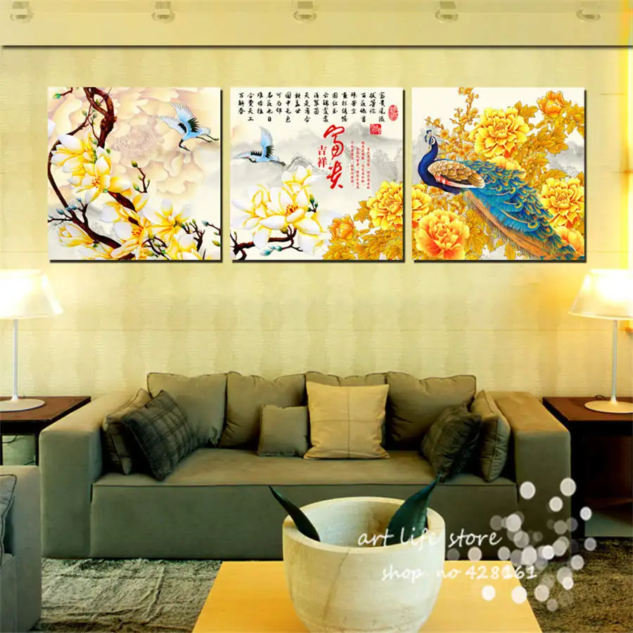 Картина на холсте национальная красота павлины постеры и принты красивая жизнь