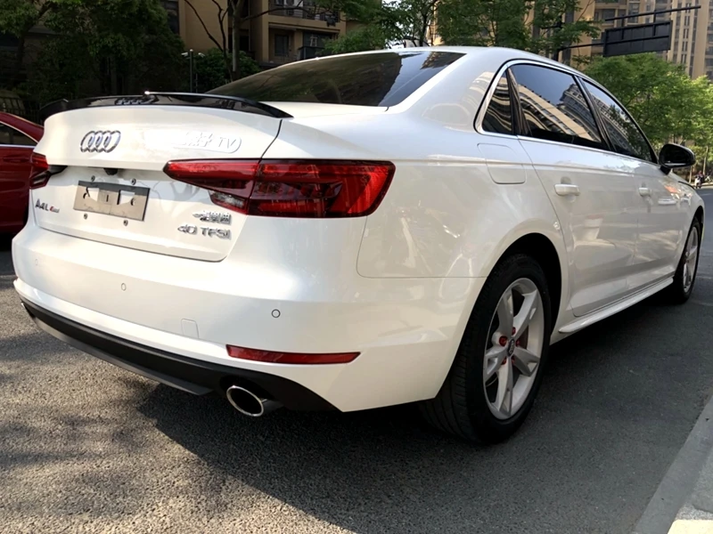Для Audi A4 B9 задний багажник спойлер Высокое качество ABS Материал грунтовка Цвет для хвостовой части автомобиля декоративное крыло