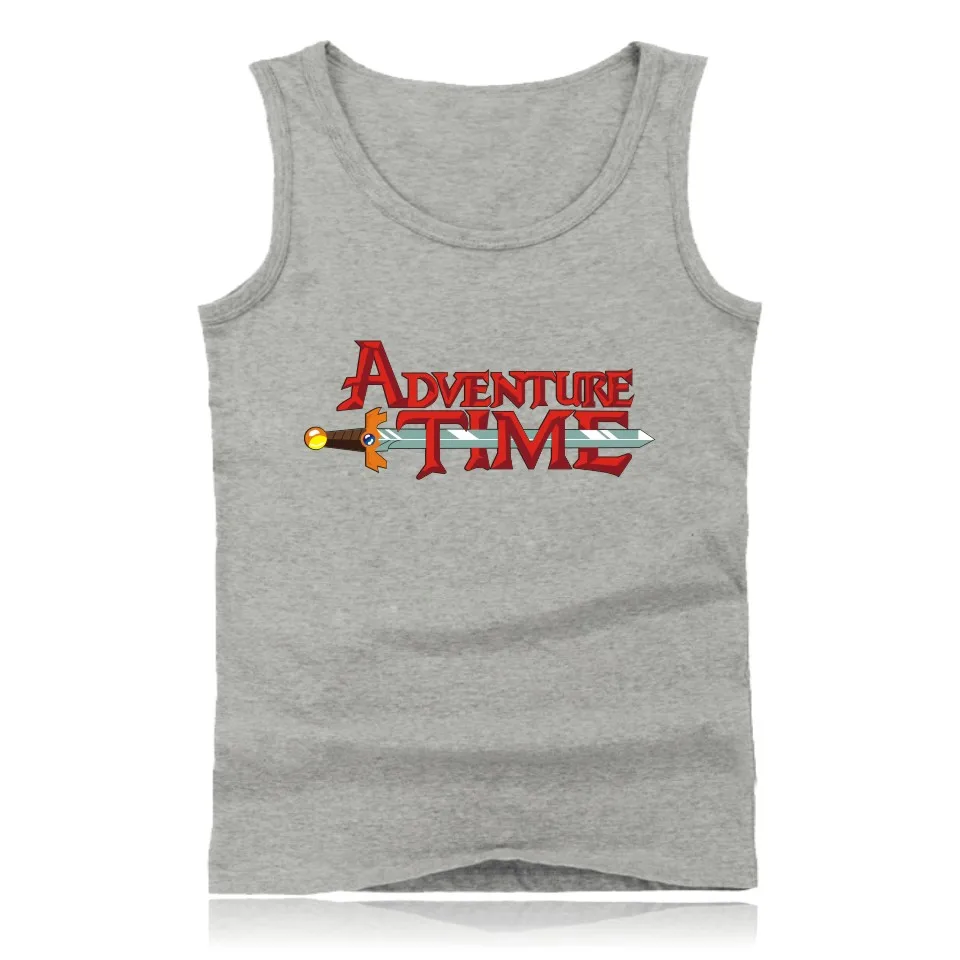Adventure Time XXS 4XL летний топ на бретелях для мужчин жилеты и аниме плюс размер рубашки