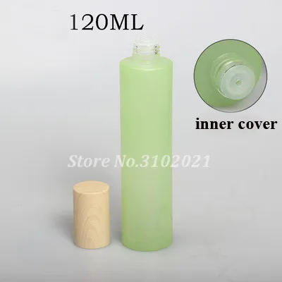 2/8 шт. 20 Вт, 30 Вт, 50 г зеленый Стекло DIY баночка для крема горшок набор 20 Вт, 30 Вт, 40/60/80/100/120 мл Пустые тонер опрыскиватель/лосьон Пресс бутылка с насосом из АБС-пластика кепки - Цвет: 120ML
