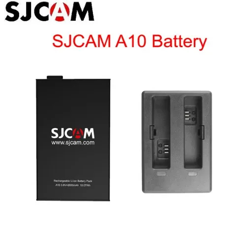 Новинка SJCAM A10 2650 mAh Резервная аккумуляторная литий-ионным Батарея и Зарядное устройство аксессуары для спортивной экшн-камеры SJCAM A10 Wi-Fi Камера DV