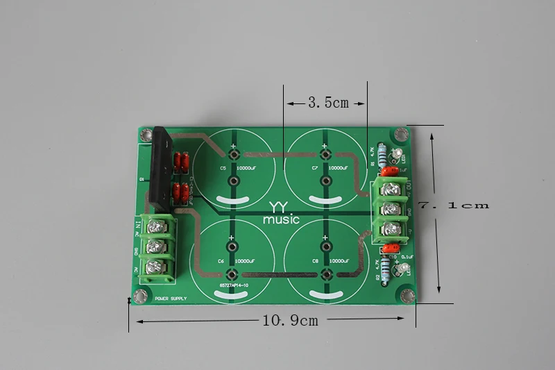 Fast Free Ship Double power rectifier filter board 1.6mm PCB Circuit Board | Электронные компоненты и