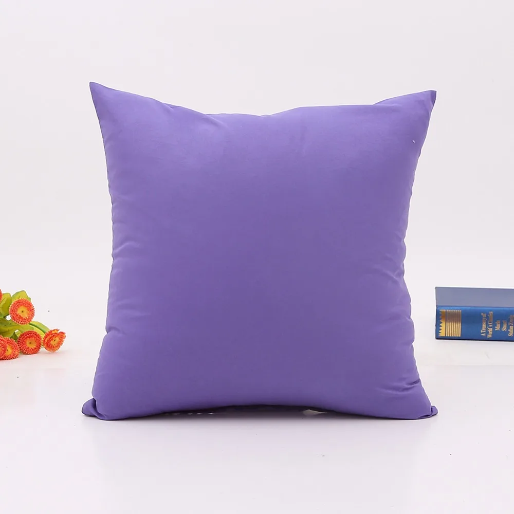 1 шт. 45*45 см полиэстер одноцветное Цвет мягкие Пледы Подушки Детские Чехлы для