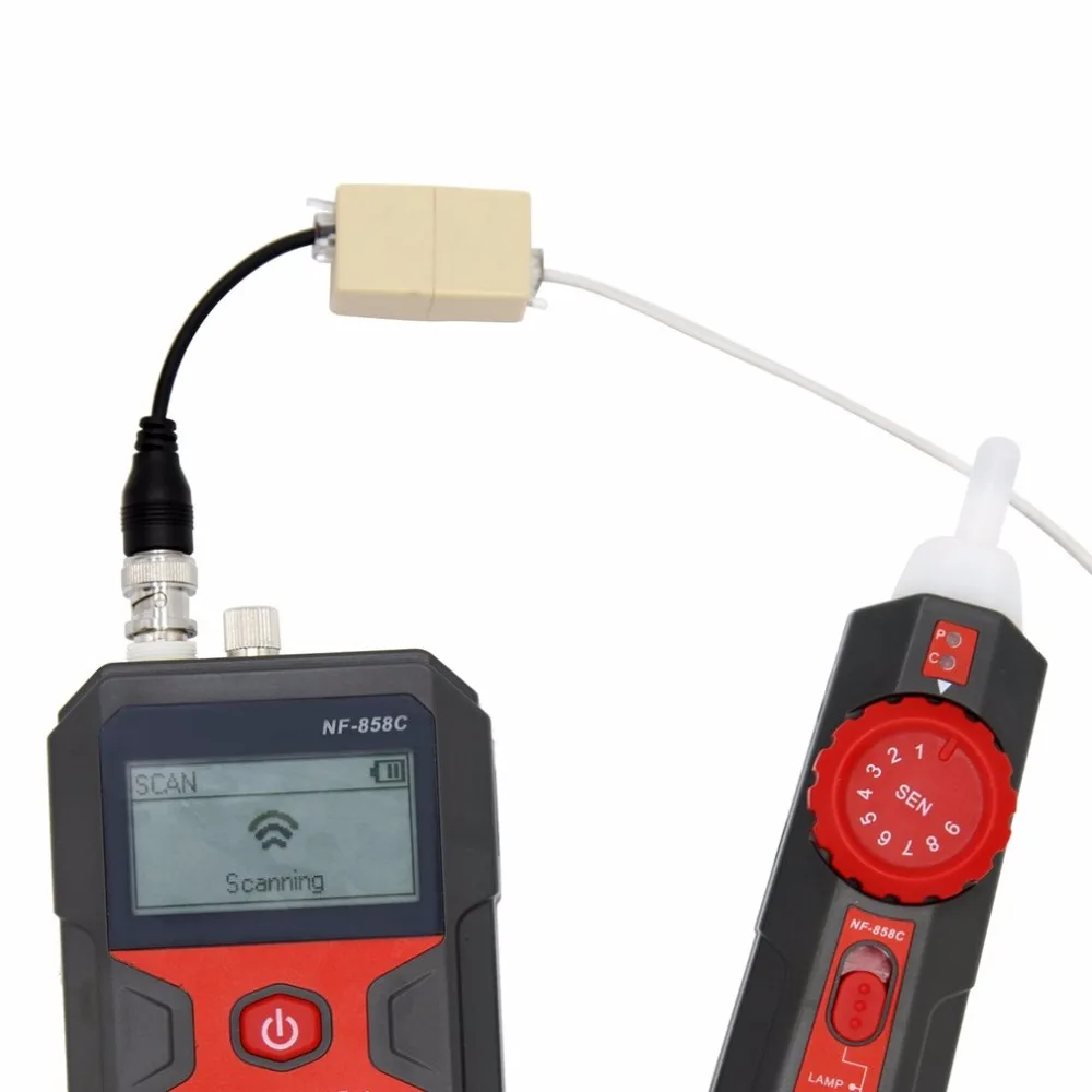 Кабельный тестер RJ11 RJ45 BNC портативный локатор для проверки кабелей | Компьютеры и