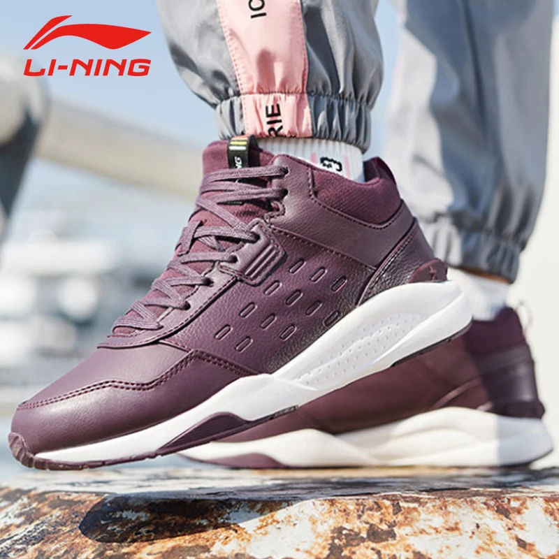 Li-Ning/Женская Классическая обувь для отдыха LN DEFENDER флисовые теплые прочные