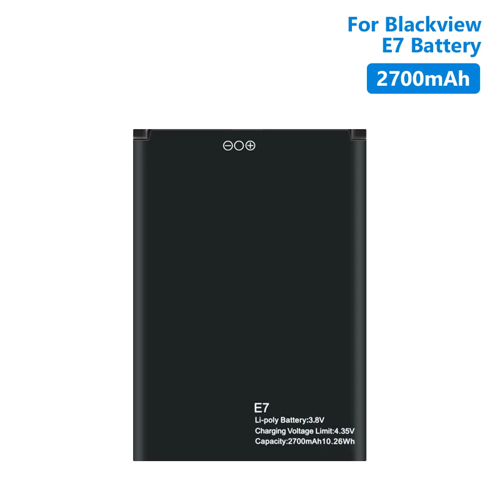 YCDC high quality 2700mAh Li-ion Battery For Blackview E7 E7S Cell Phone Replacement Lithium Polymer Mobile Phone Batteries