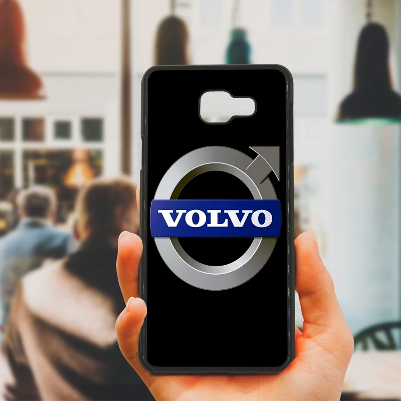 С эмблемой автомобиля Volvo чехлы для телефонов Жесткий Пластик чехол Samsung Galaxy S8 S9