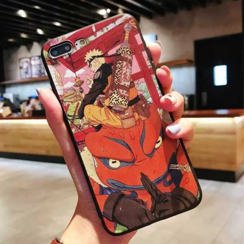 Mouplayca для iphone 11 Pro 6 6s 7 8 plus X Xs Max XR чехлы для телефонов новые крутые Японские Аниме Наруто мягкий рельеф ТПУ задняя крышка