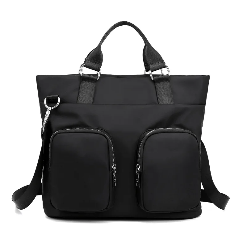 Большая вместительная сумка мессенджер водонепроницаемая нейлоновая для