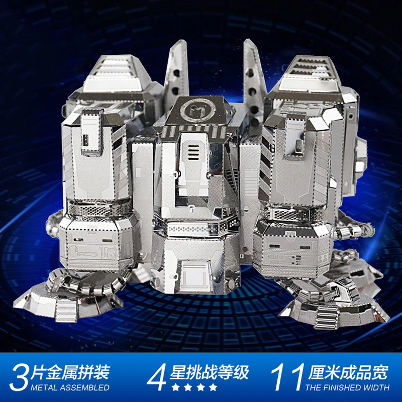 3D металлический пазл из нержавеющей стали возвращение Бог войны модель для