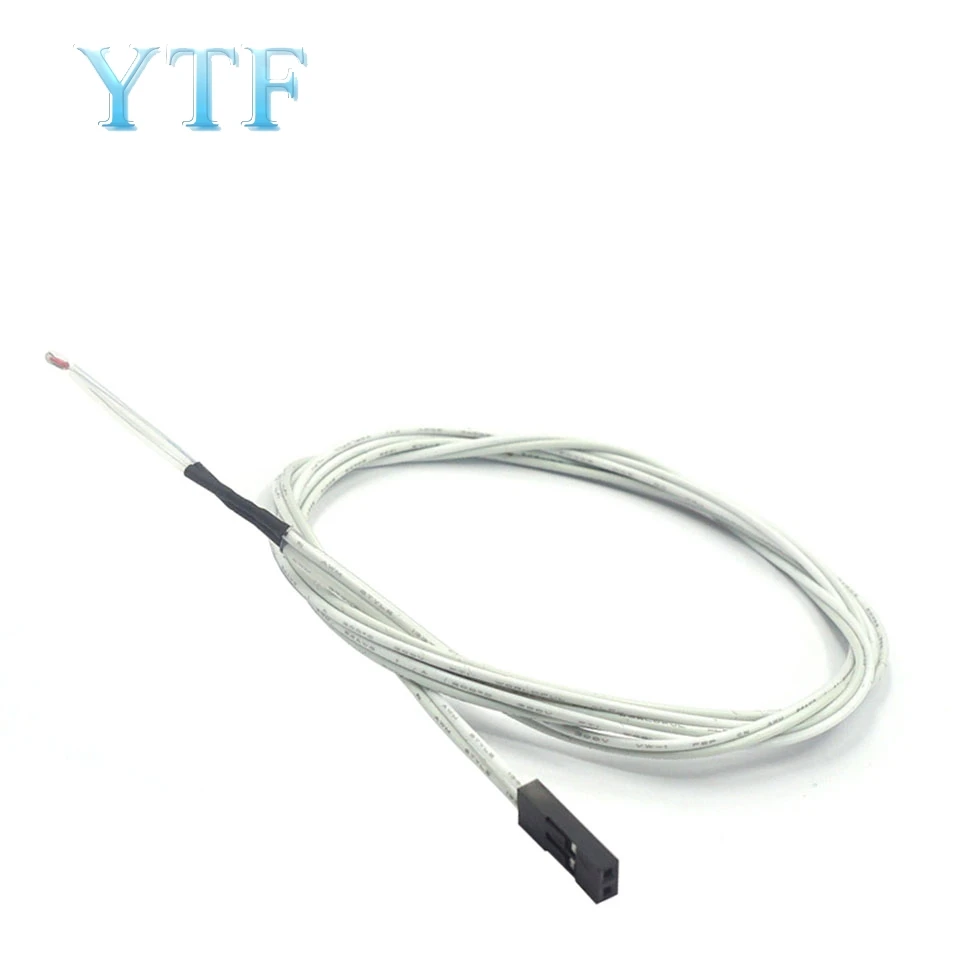 1 шт./5 шт. 100K ohm NTC 3950 Термисторы с кабелем для 3D принтера Mend RAMPS 4 A4988 MK2B Heatbed|sensor 3d
