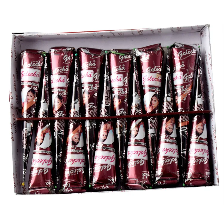 1 шт. коричневые индийские хны татуировки паста макияж для лица краска тела