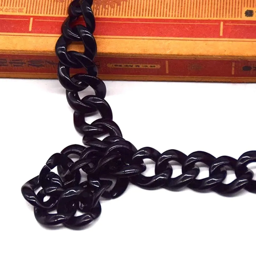 1.0 Meter Acrylic Necklace Strands Parts Linked Bag Chains Women Jewelry DIY Accessories Glasses Components N014 | Украшения и