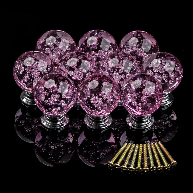 Ручки из хрустального стекла для кухонного шкафа 1 шт.|Ручки шкафа| |