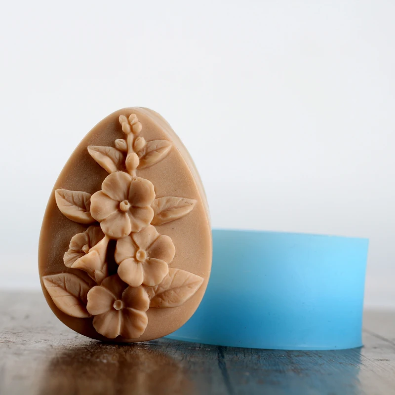 Силиконовая форма для мыла с цветочным узором ручной работы|mold pattern|candy mouldssoap bar |