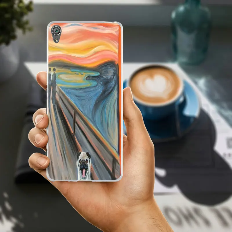 Дружба Оригинальный чехол pug Life тонкий мягкий силиконовый для телефона sony Xperia Z