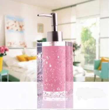 pink Креативная Европейская бутылка для лосьона, дезинфицирующее средство для рук, бутылка для дома, отеля, шампунь, гель для душа, бутылка для прессования 1307 - Color: pink