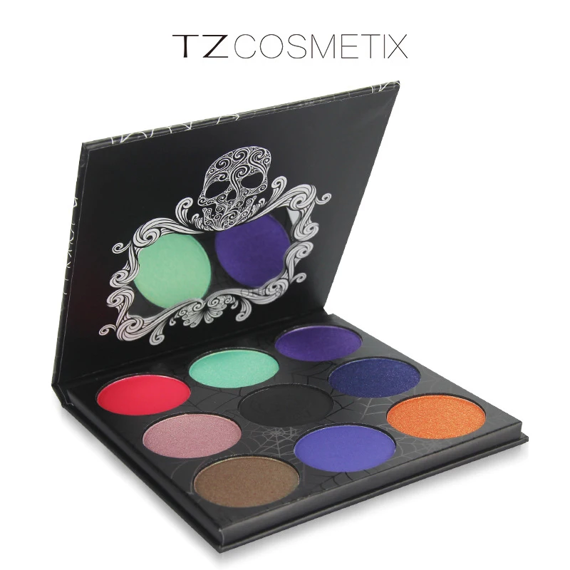 Naked Eyeshadow Pallete водостойкие натуральные дымчатые блестящие тени для век Палитра матовые нюдовые мерцающие пудры макияж 9 цветов Косметика