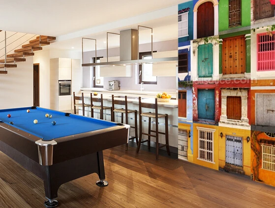 Пользовательские фото обои двери Картахены Колумбии роспись для гостиной