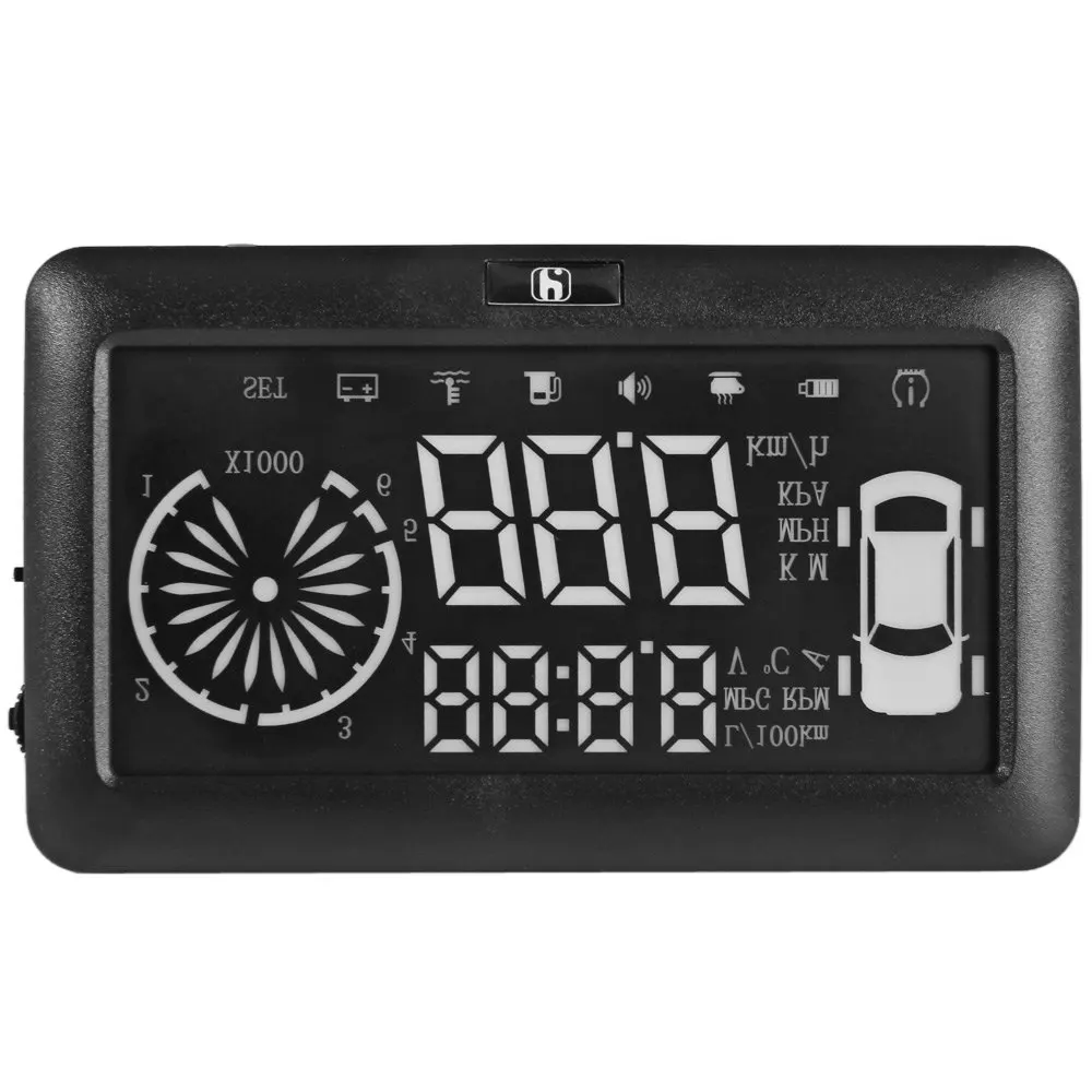 Универсальный 3 дюймов Head Up Дисплей автомобиля HUD ветрового стекла проектор