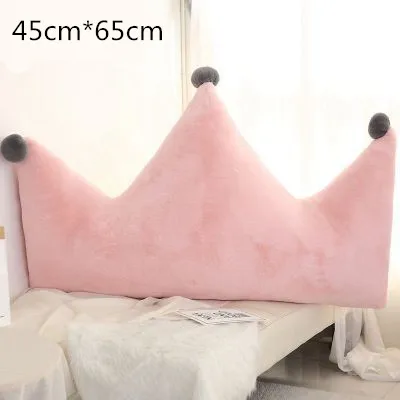pink crown2 Детская подушка с изображением звезды, Луны, короны для новорожденных, декор для детской комнаты, постельное белье, украшение кроватки, Infantil, подушка-кукла, подушка в скандинавском стиле - Цвет: pink crown2