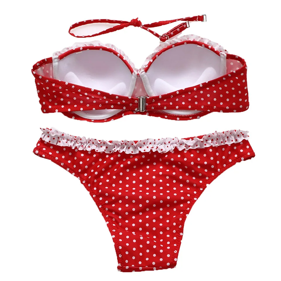 Stripsky комплект бикини Sexy Push Up Купальники для малышек бразильский Biquinis Mujer Винтаж