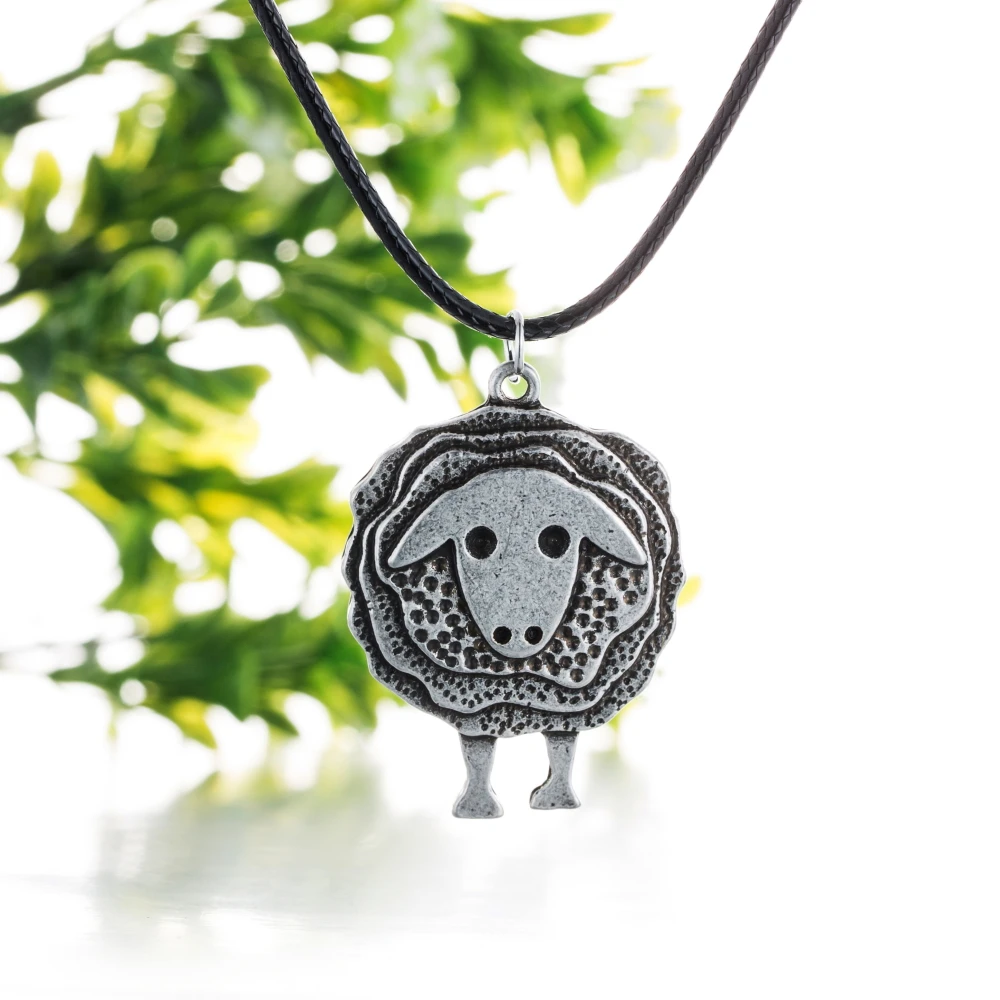 Овца ожерелье Ram кулон животное прикольные ожерелья и подвески для мужчин женщин