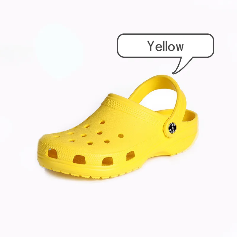 Yellow Lizeruee/летние тапочки; уличная мягкая обувь; повседневная обувь; Крокус-сабо; мягкая домашняя обувь на плоской подошве; женские сандалии; шлепанцы; CS562 - Цвет: Yellow