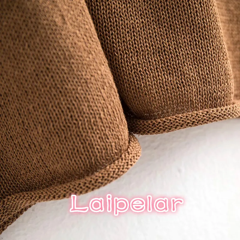 Элегантный Трикотажный жилет с V-образным вырезом Длинный без рукавов Женская