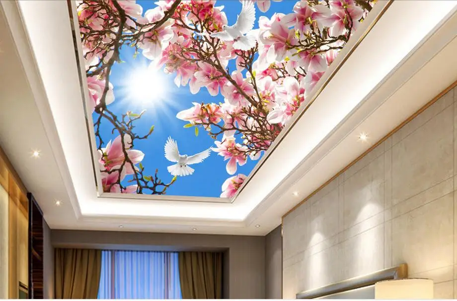 3d обои на потолок Роскошные для гостиной|butterfly wallpaper|3d wallpaperwallpaper |