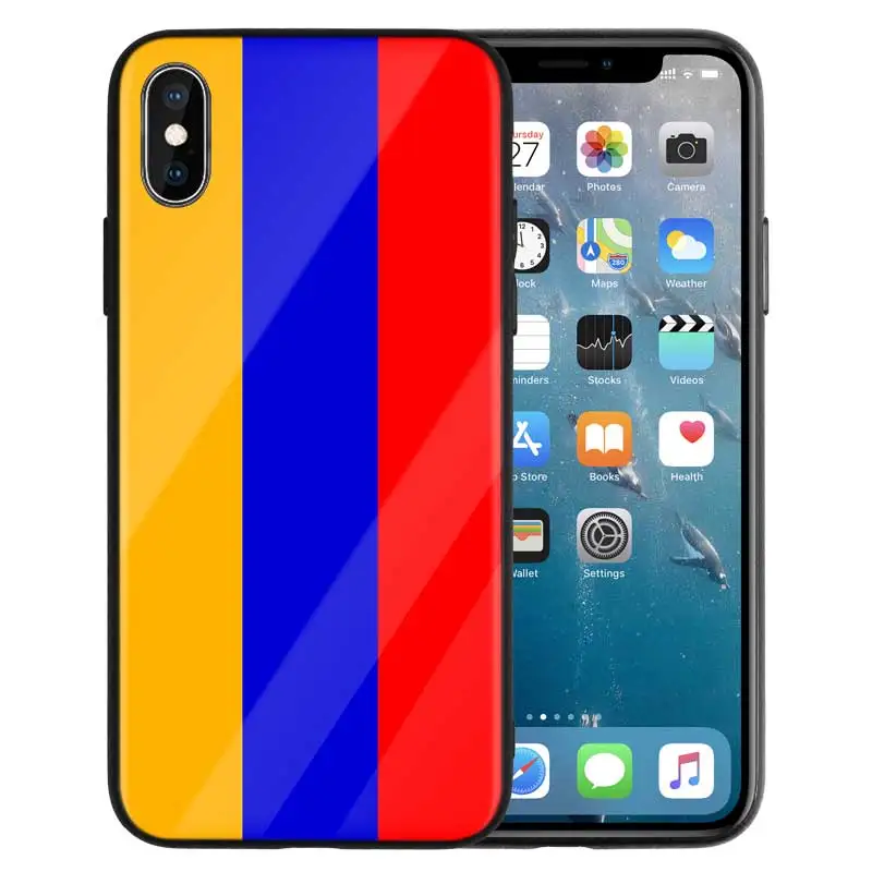 Чехол из закаленного стекла для телефона, чехол для iPhone 7, чехол для iPhone X, 7, 6, 8 Plus, чехол для iPhone 11, 11Pro, XS MAX, XR