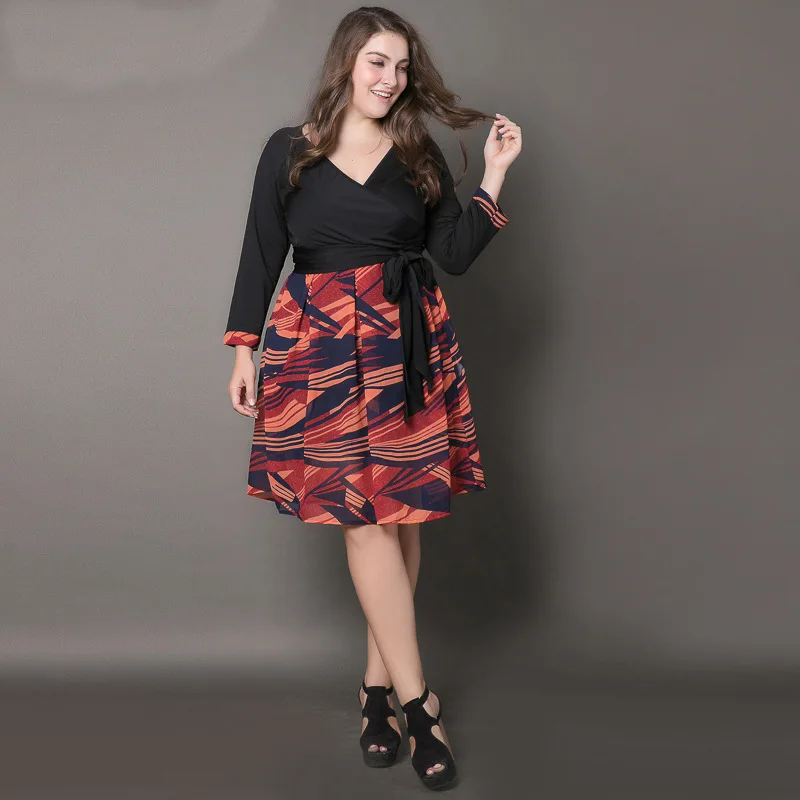Новые Большие Размеры L ~ 4XL 5XL 6XL Yillen 2018 весна осень Империя Повседневное Стиль