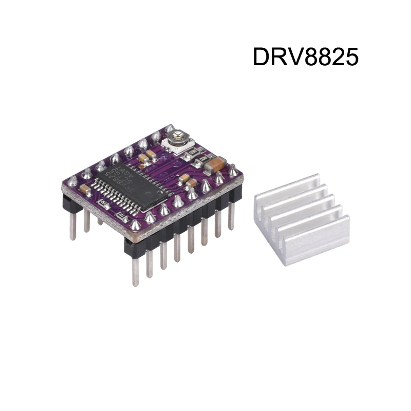 3D Printer Parts DRV8825 Stepper Motor Driver With Heat sink RAMPS 1.4 vs A4988 Driver For BTT Octopus SKR 2 Motherbaord